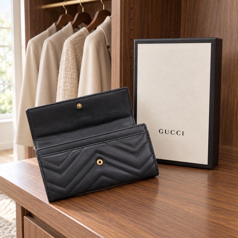 Gucci GG Marmont Continental Wallet - Picture 5 of 6